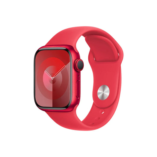 Apple Watch S9 GPS 41mm RED with RED Sport Band - S/M - iSTYLE RS