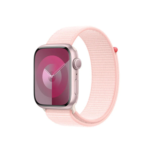 Apple Watch S9 GPS 45mm Pink with Light Pink Sport Loop - iSTYLE RS
