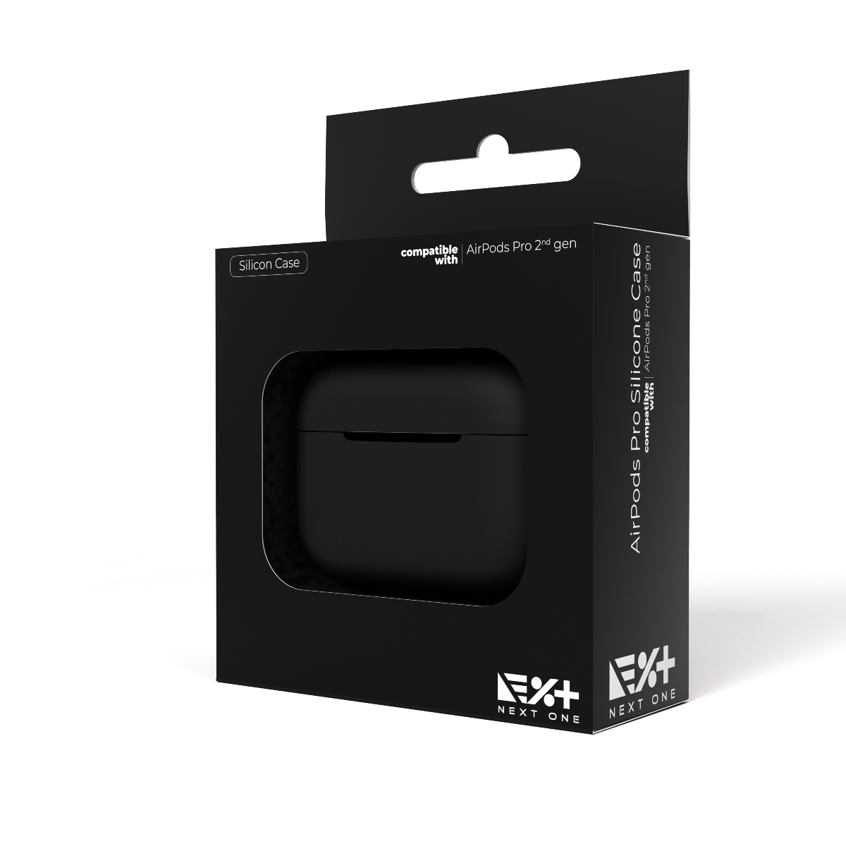 NEXT ONE SILICONE CASE FOR AIRPODS PRO 2ND GEN | BLACK - iSTYLE RS