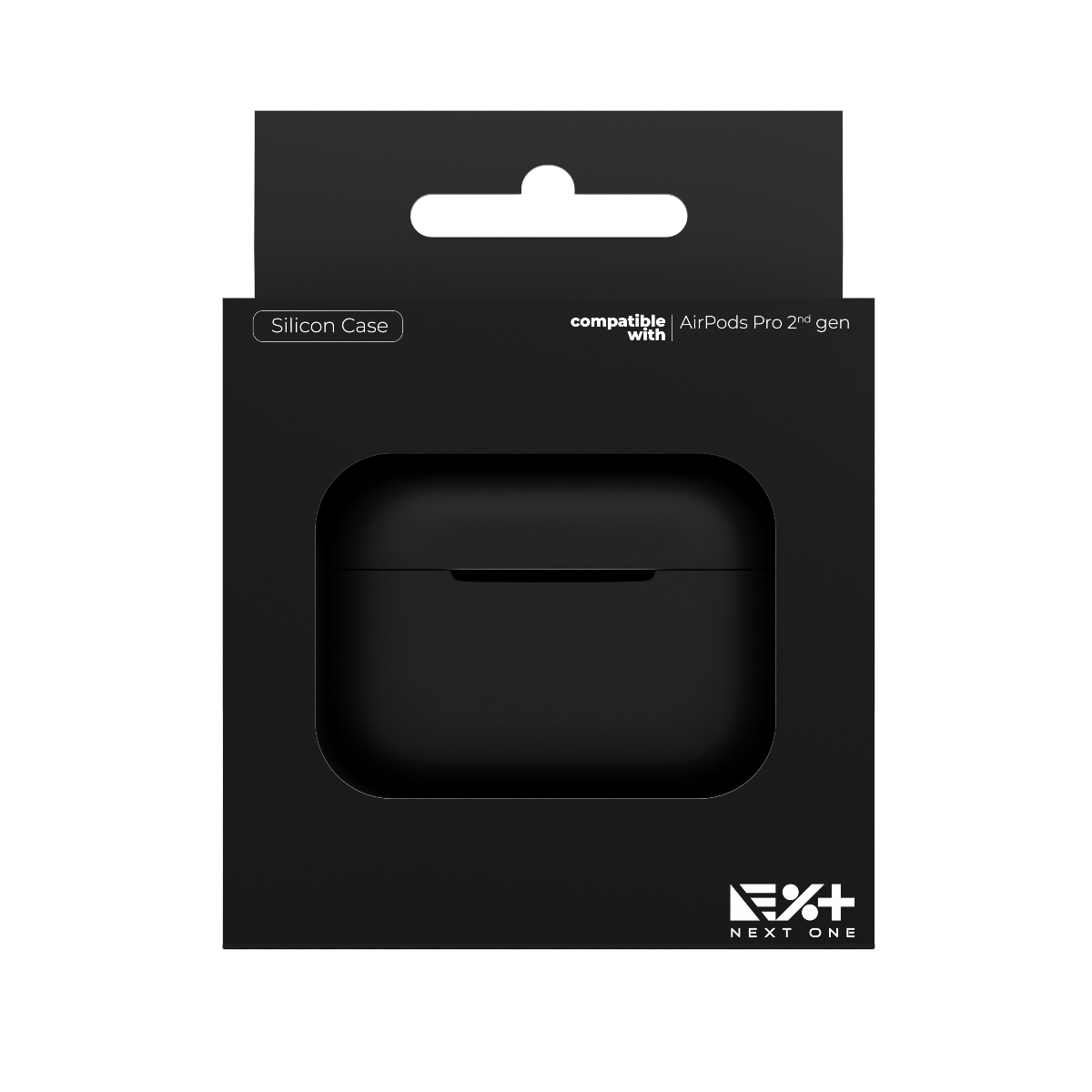 NEXT ONE SILICONE CASE FOR AIRPODS PRO 2ND GEN | BLACK - iSTYLE RS