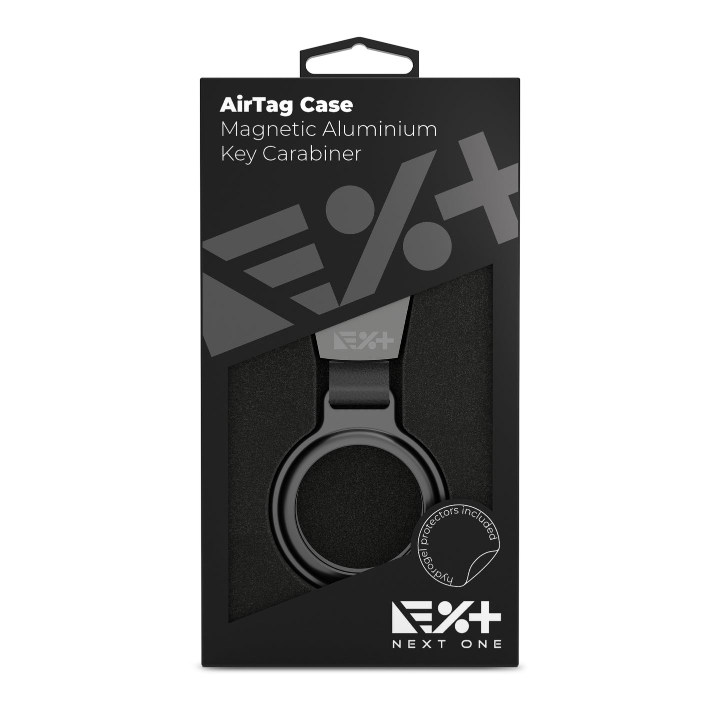 Next One AirTag Magnetic Aluminium Key Carabiner | Black - iSTYLE RS