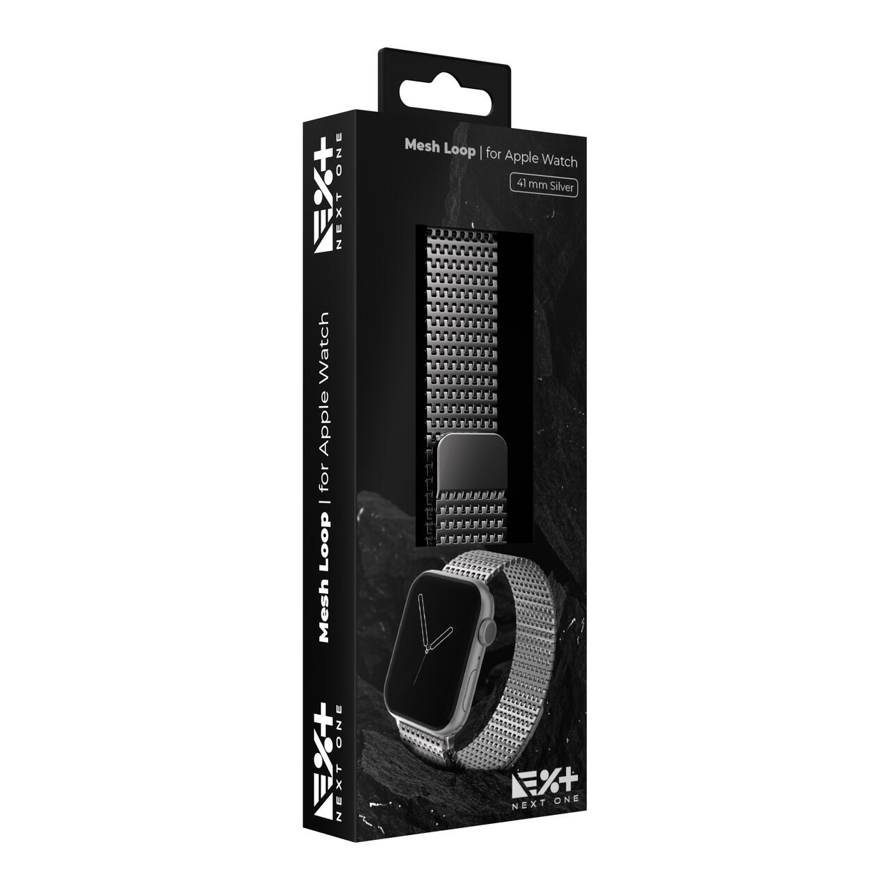 CUREA METALICA MESH NEXT ONE PENTRU APPLE WATCH 41MM, Argintiu - iSTYLE RS