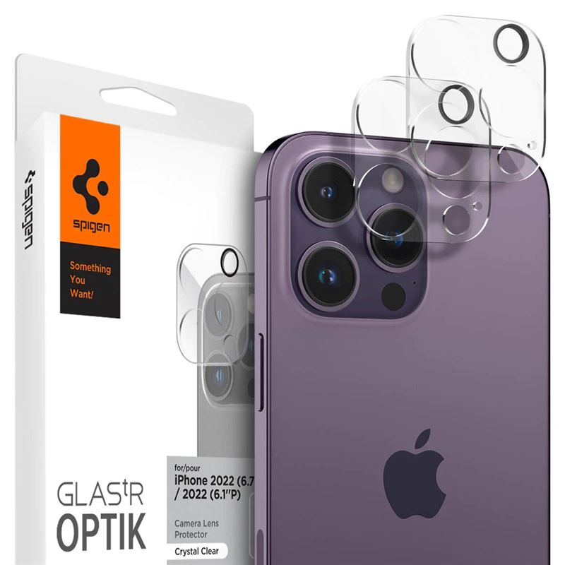 Spigen Glass Optik 2 Pack, clear - iPhone 14/iPhone 14 Plus - iSTYLE RS