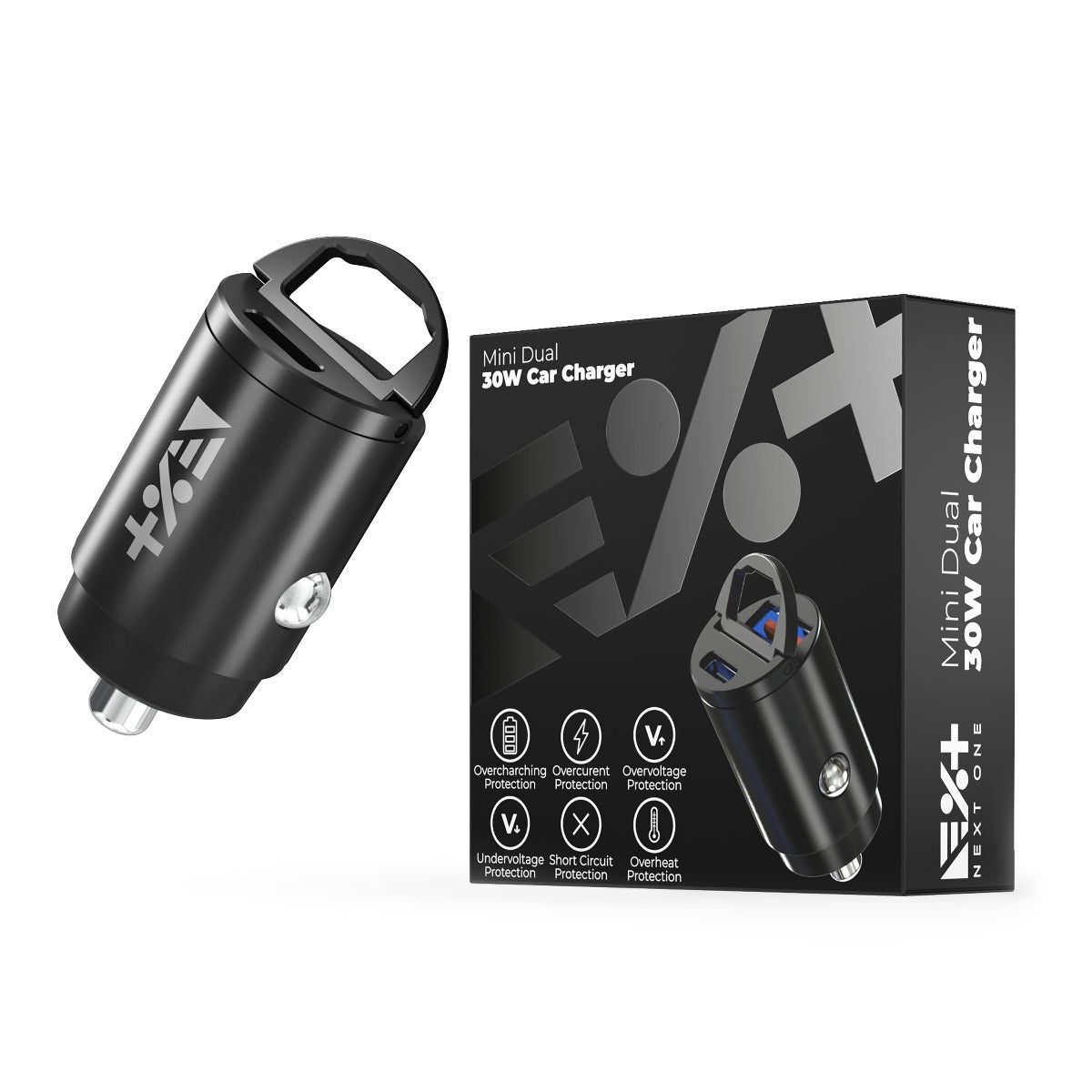 NEXT ONE MINI DUAL 30W CAR CHARGER - iSTYLE RS
