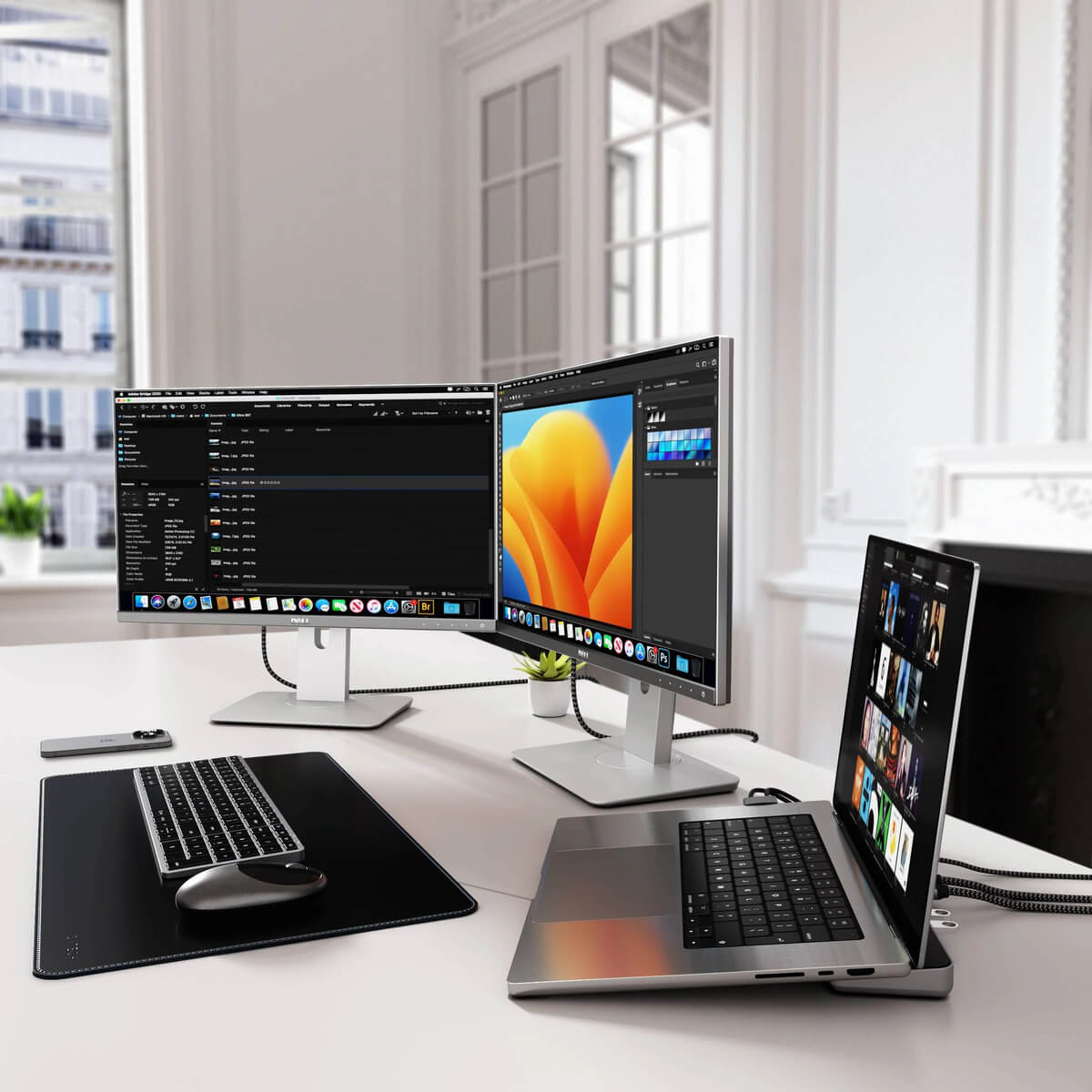 Satechi Dual Dock Stand - Docking Station sa NVMe SSD Enclosure - iSTYLE RS