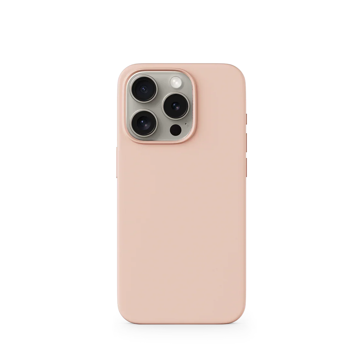 EPICO Mag+ Silicone Case Pro - Peach Pink - iPhone 16 Pro - iSTYLE RS