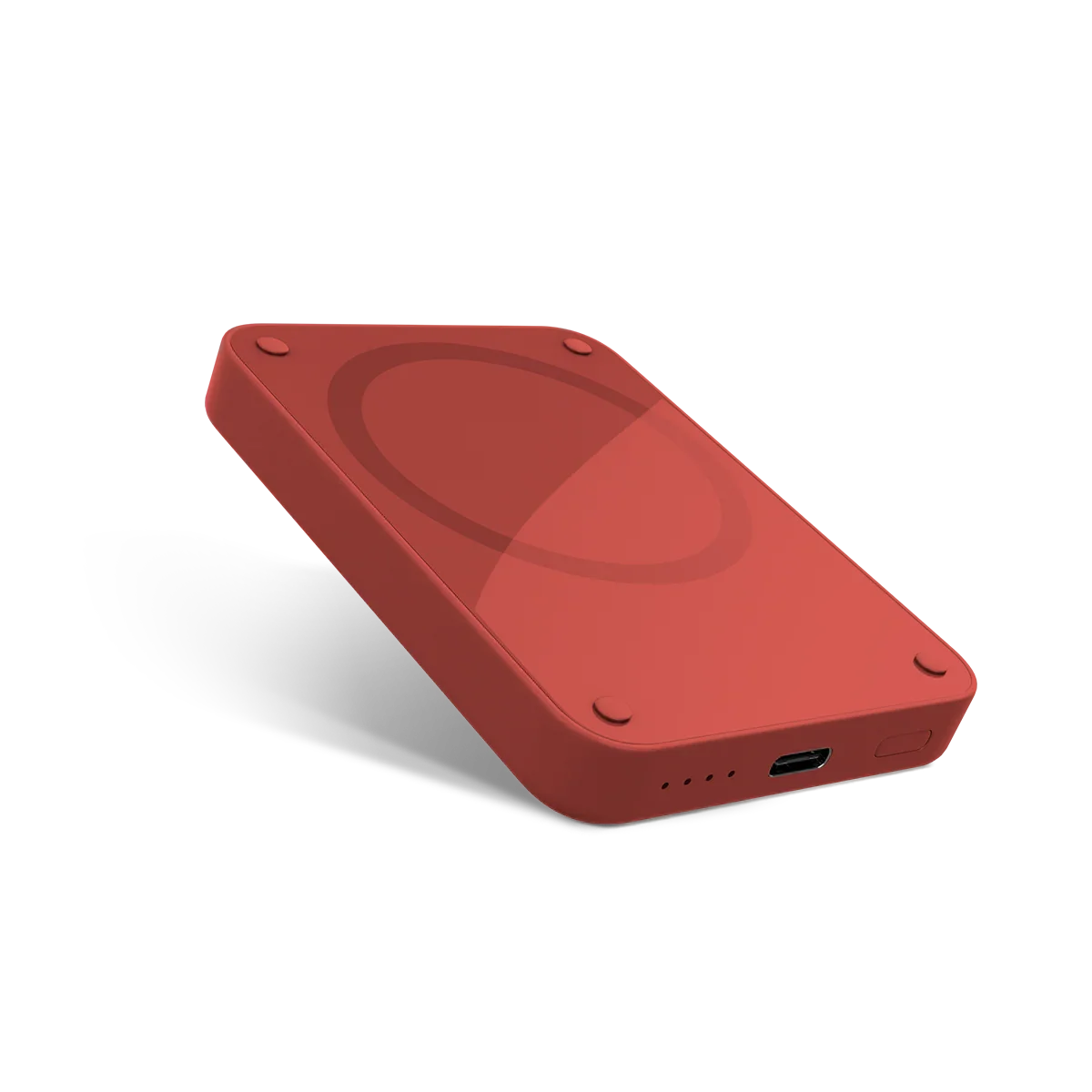Epico 4200mAh Magnetic Wireless Power Bank - Red - iSTYLE RS