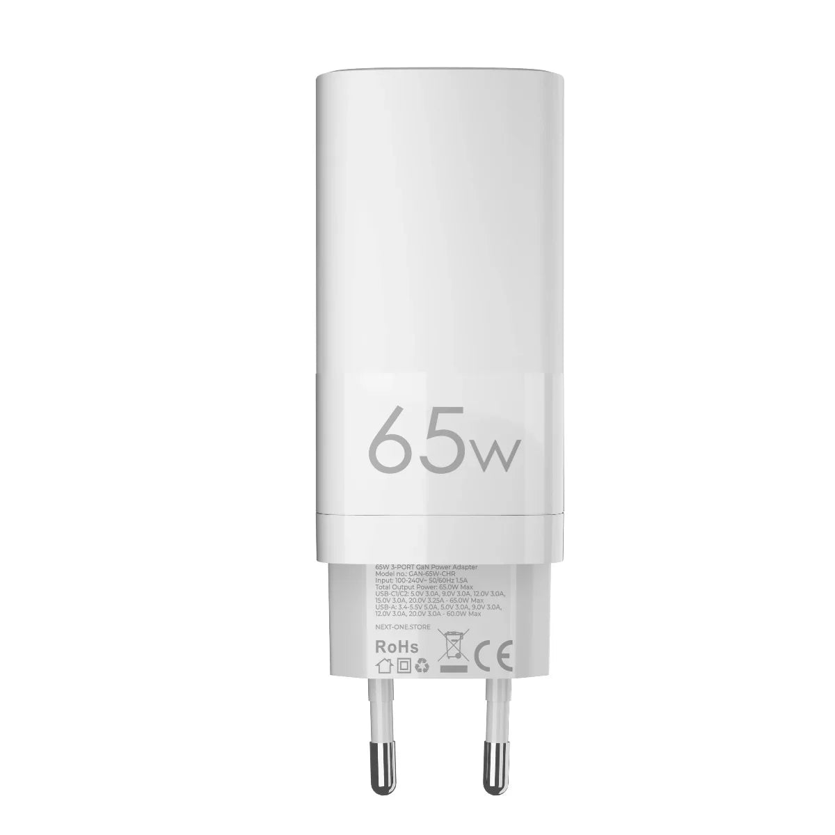 Next One 65W 3-Port GaN Power Adapter - iSTYLE RS