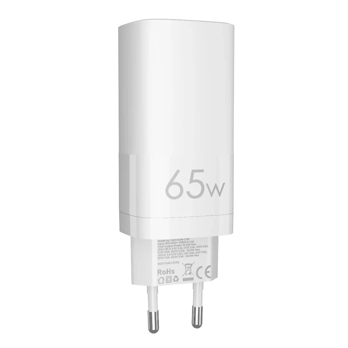 Next One 65W 3-Port GaN Power Adapter - iSTYLE RS