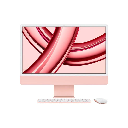 24-inčni iMac M3 sa 4,5K Retina displejom, 8-jezgarnim CPU-om, 10-jezgarnim GPU-om, 8GB objedinjene memorije i 512GB SSD-om - Pink - iSTYLE RS