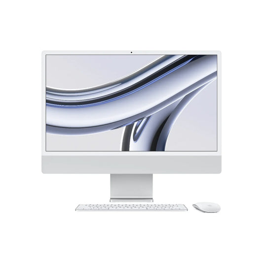 24-inčni iMac M3 sa 4,5K Retina displejom, 8-jezgarnim CPU-om, 8-jezgarnim GPU-om, 8GB objedinjene memorije I 256GB SSD-om - Silver - iSTYLE RS