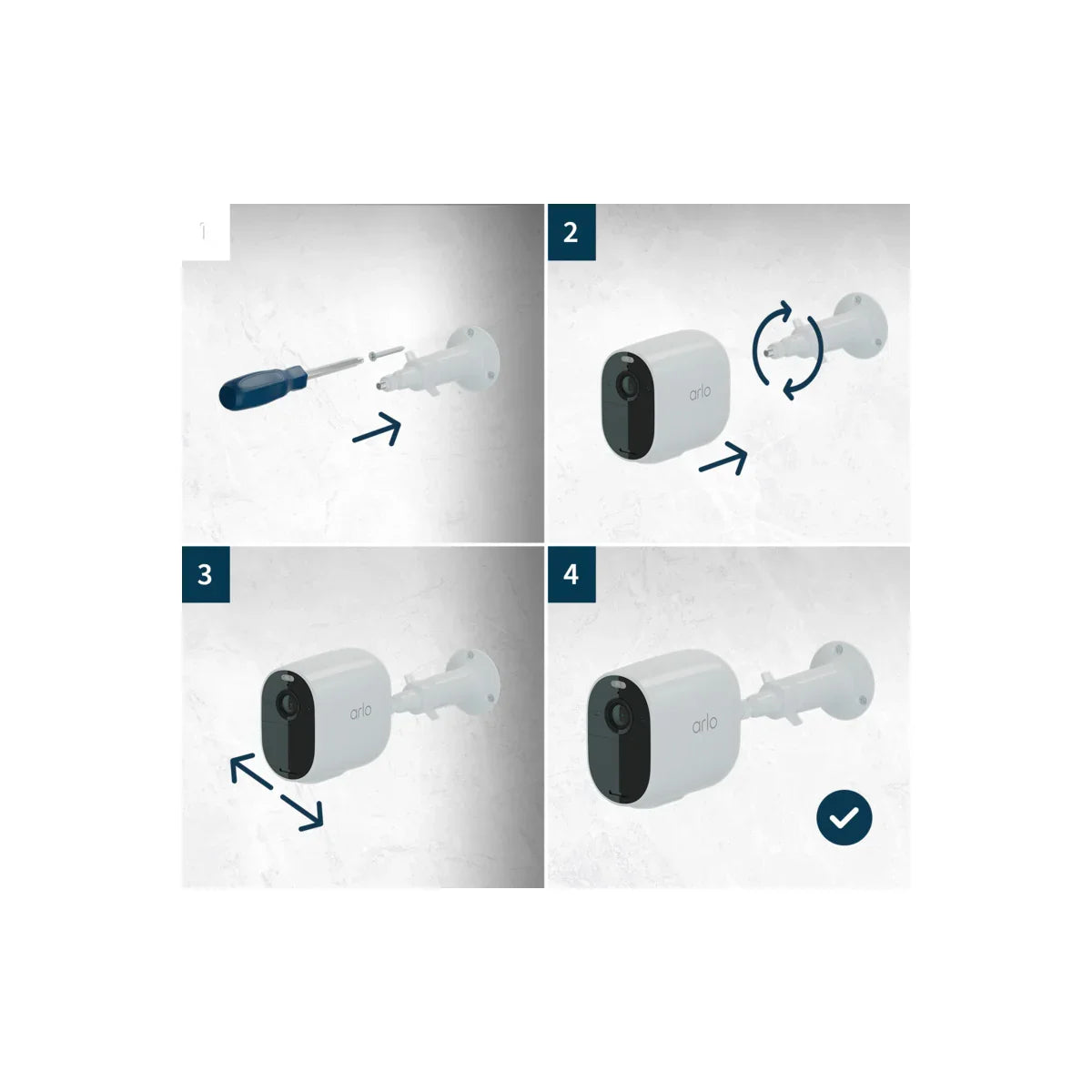 Arlo Essential Spotlight WiFi Security Camera - 1 Camera Kit - White - iSTYLE RS