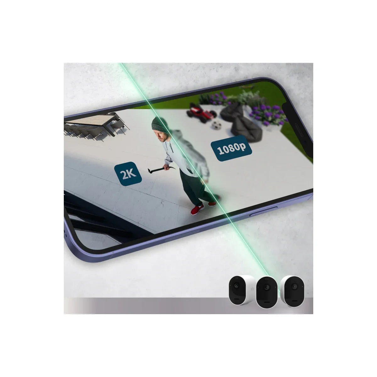 Arlo Pro 5 Outdoor Security Camera - 2 Camera Kit - White - iSTYLE RS