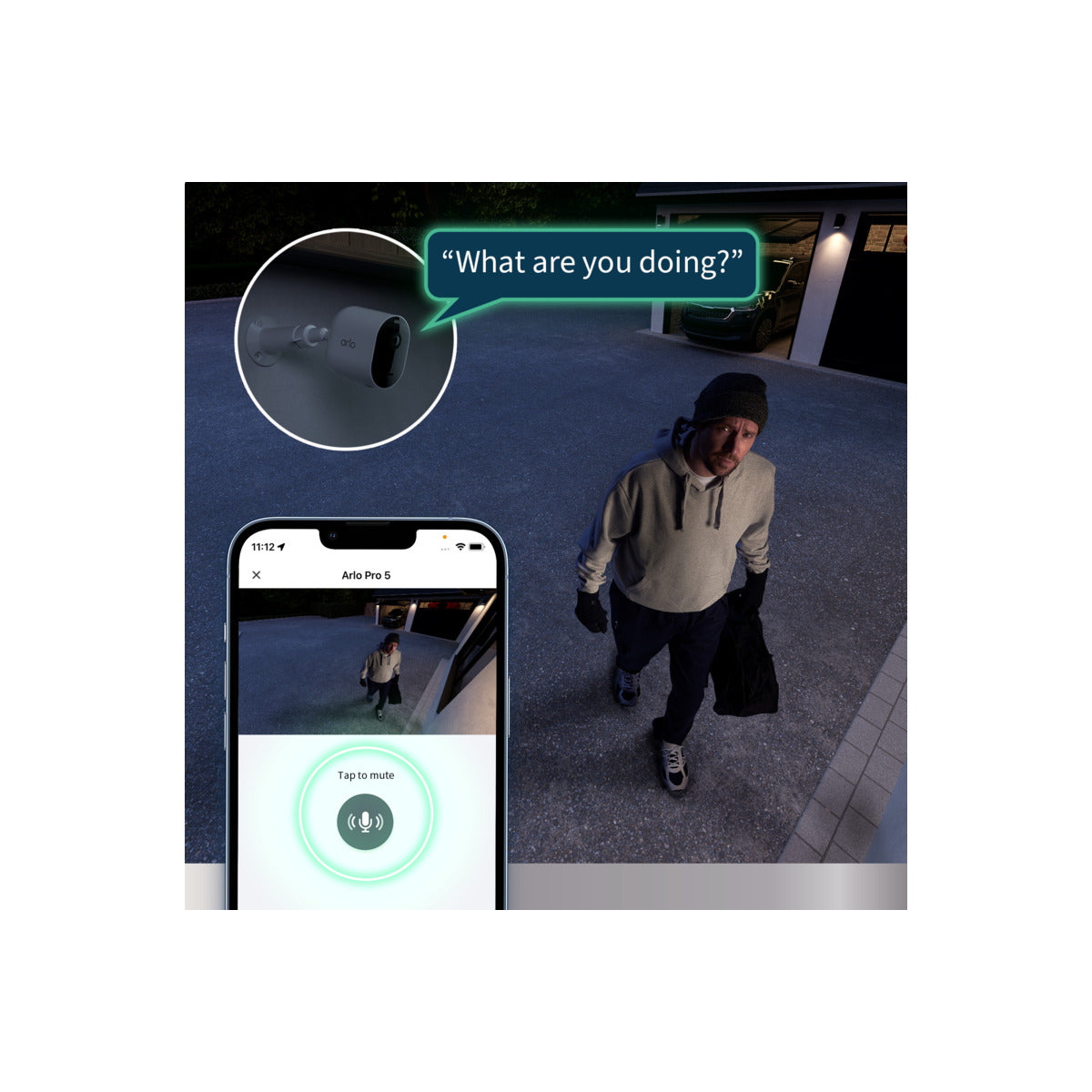 Arlo Pro 5 Outdoor Security Camera - 2 Camera Kit - White - iSTYLE RS