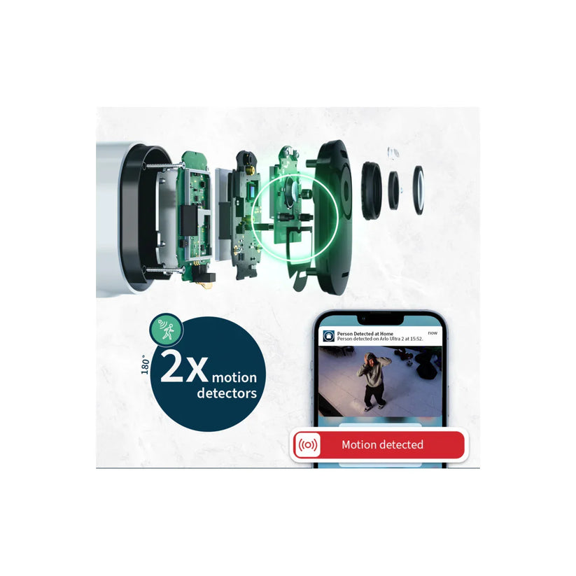 Arlo Ultra 2 Outdoor Security Camera 2 Camera Kit - White - iSTYLE RS