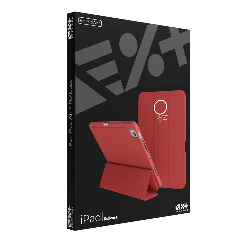 NEXT ONE RED ROLLCASE FOR IPAD AIR 4 - iSTYLE RS