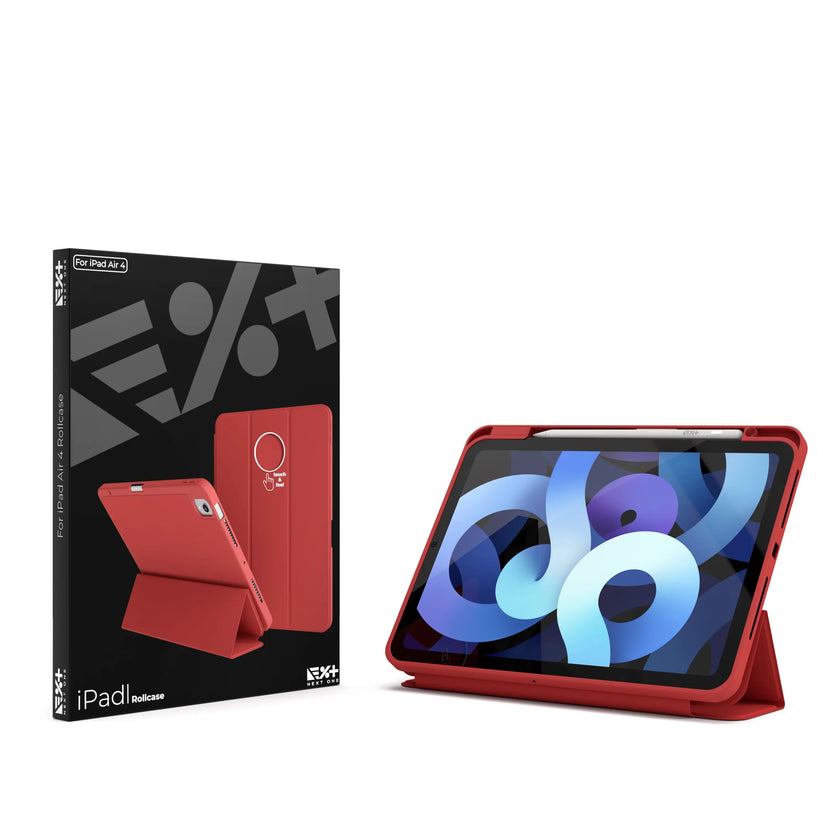 NEXT ONE RED ROLLCASE FOR IPAD AIR 4 - iSTYLE RS
