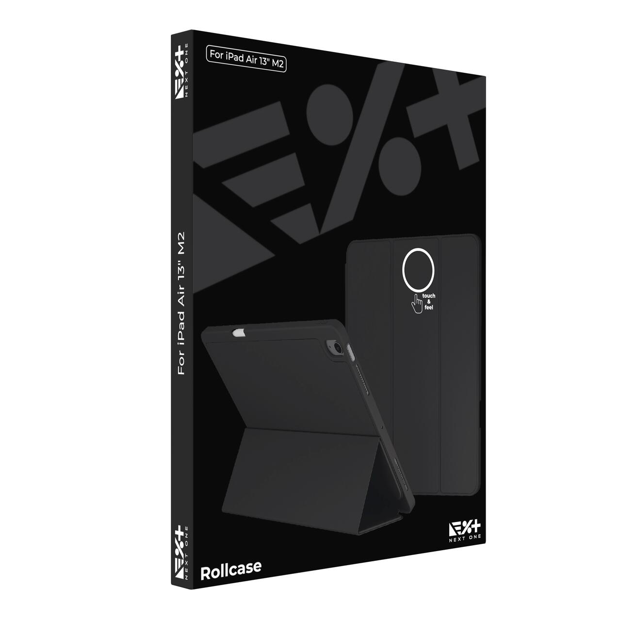 Husa de protectie Next One Rollcase pentru iPad Air 13 M2, cu suport pentru stilou, Negru - iSTYLE RS