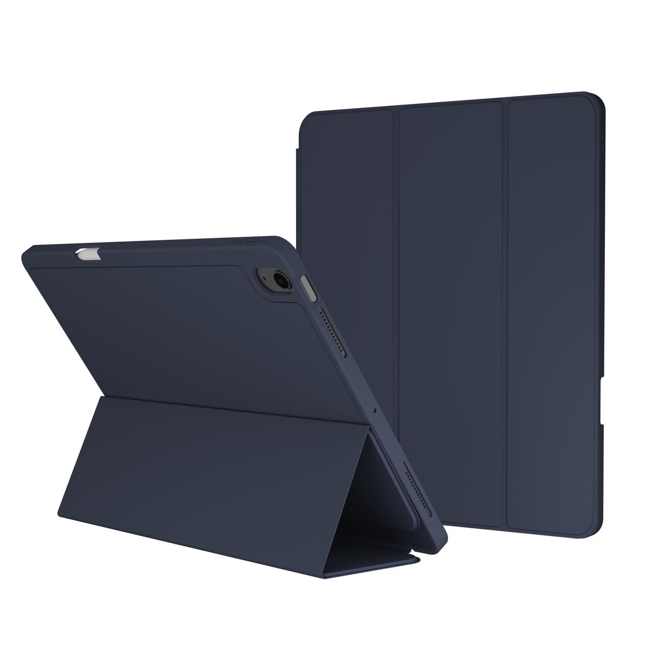 Husa de protectie Next One Rollcase pentru iPad Air 13 M2, cu suport pentru stilou, Albastru - iSTYLE RS