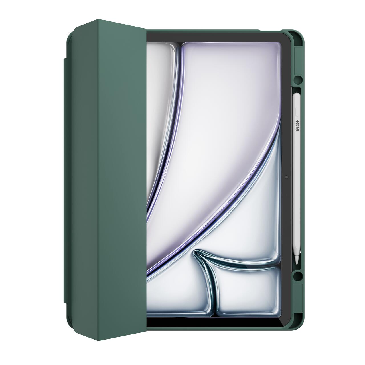 Husa de protectie Next One Rollcase pentru iPad Air 13 M2, cu suport pentru stilou, Verde - iSTYLE RS