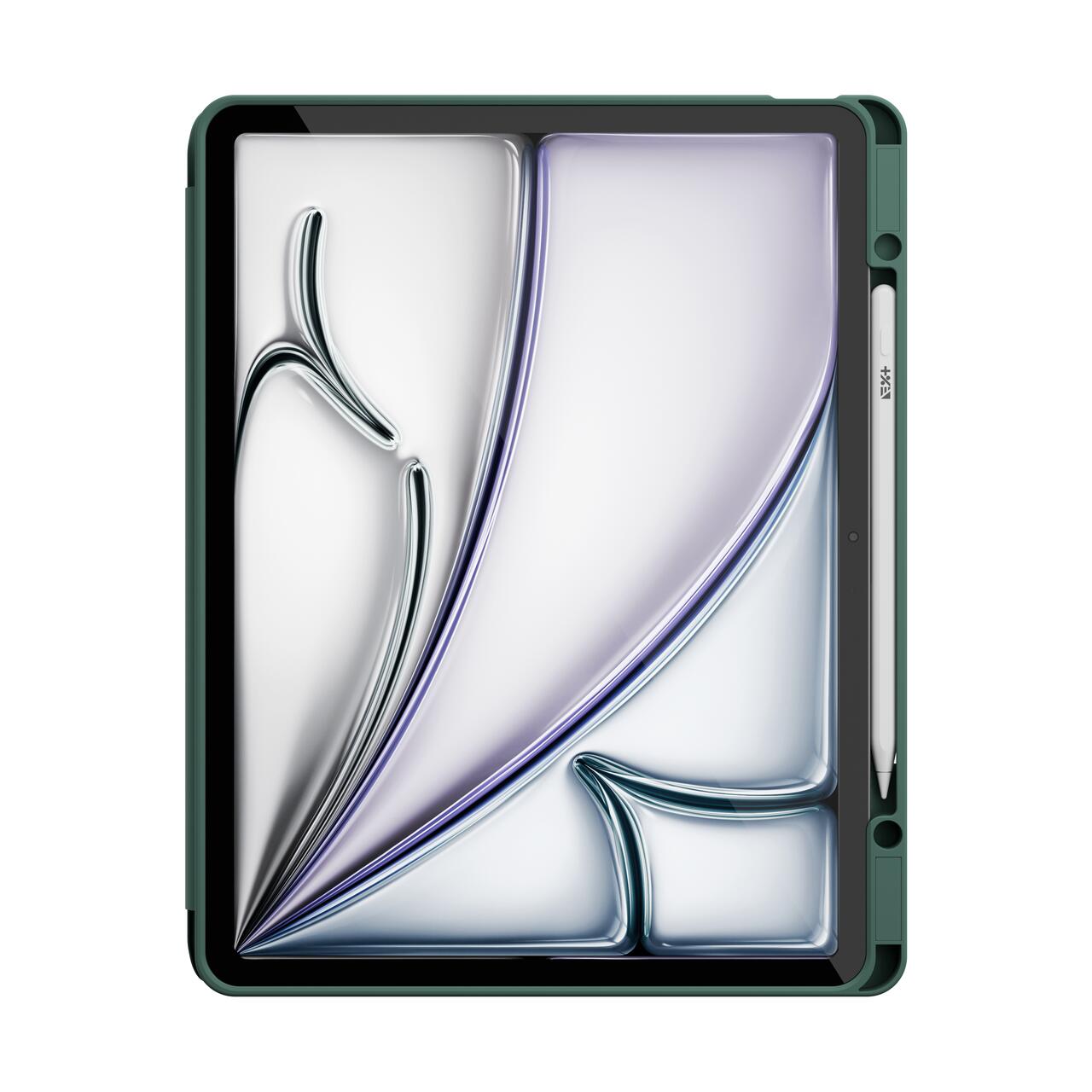 Husa de protectie Next One Rollcase pentru iPad Air 13 M2, cu suport pentru stilou, Verde - iSTYLE RS