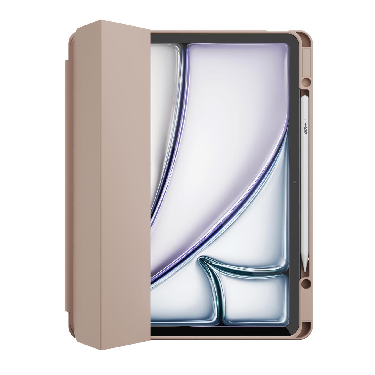 Husa de protectie Next One Rollcase pentru iPad Air 13 M2, cu suport pentru stilou, Roz - iSTYLE RS