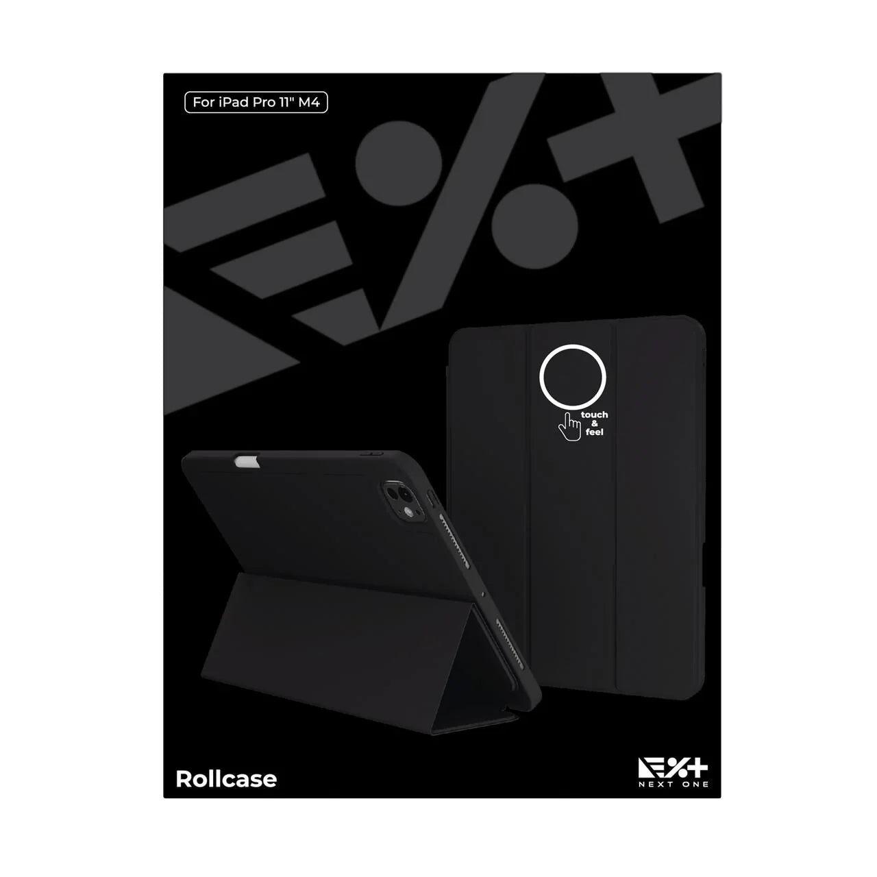 NEXT ONE RollCase for iPad Pro 11 M4 BLACK - iSTYLE RS