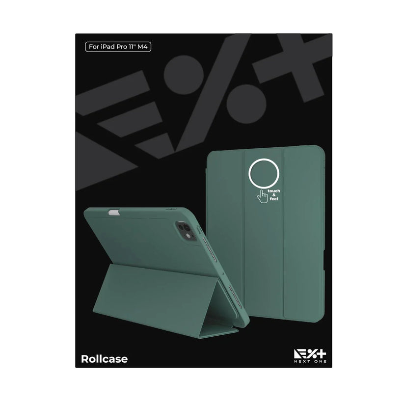 NEXT ONE RollCase for iPad Pro 11 M4 GREEN - iSTYLE RS
