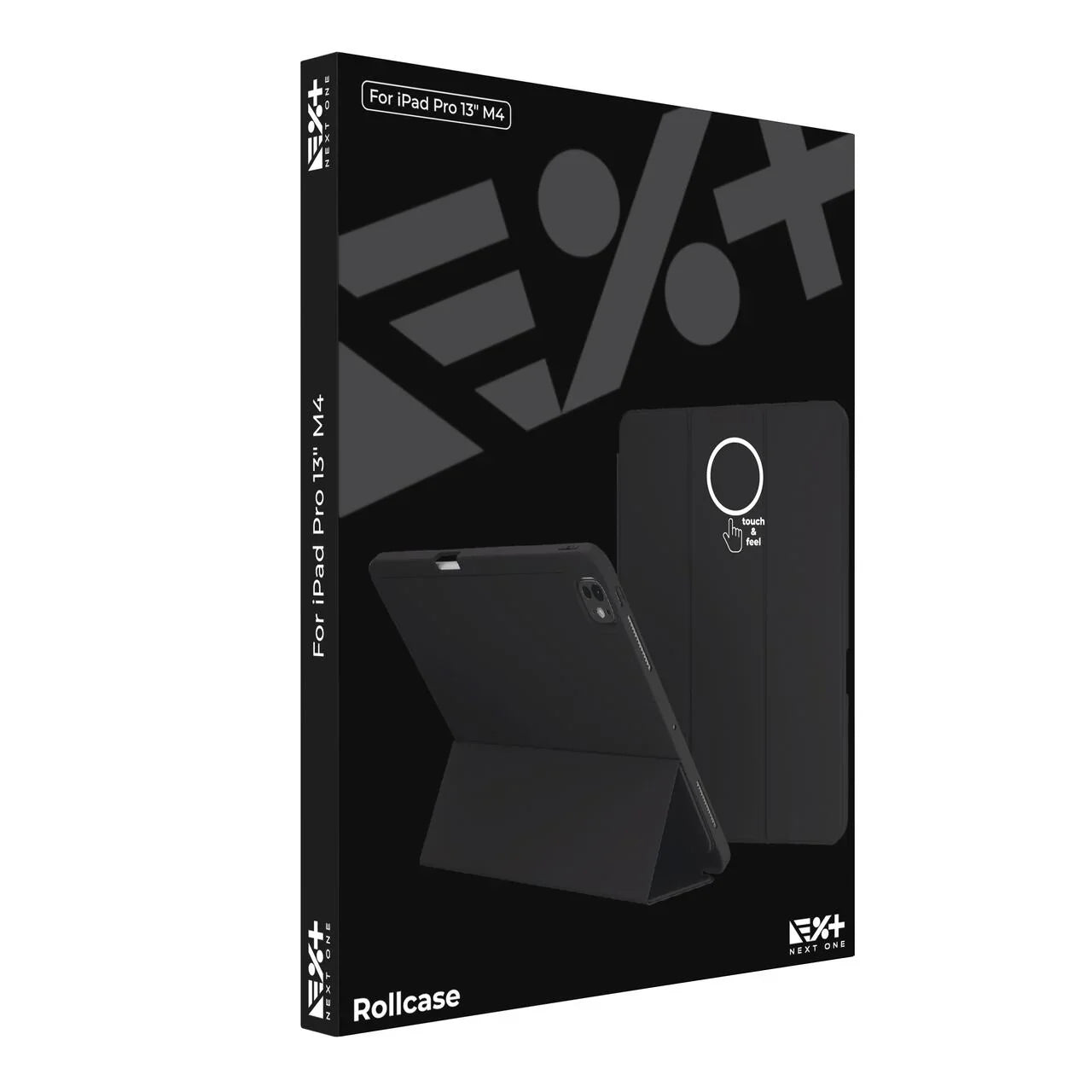 NEXT ONE RollCase for iPad Pro 13 M4 Black - iSTYLE RS