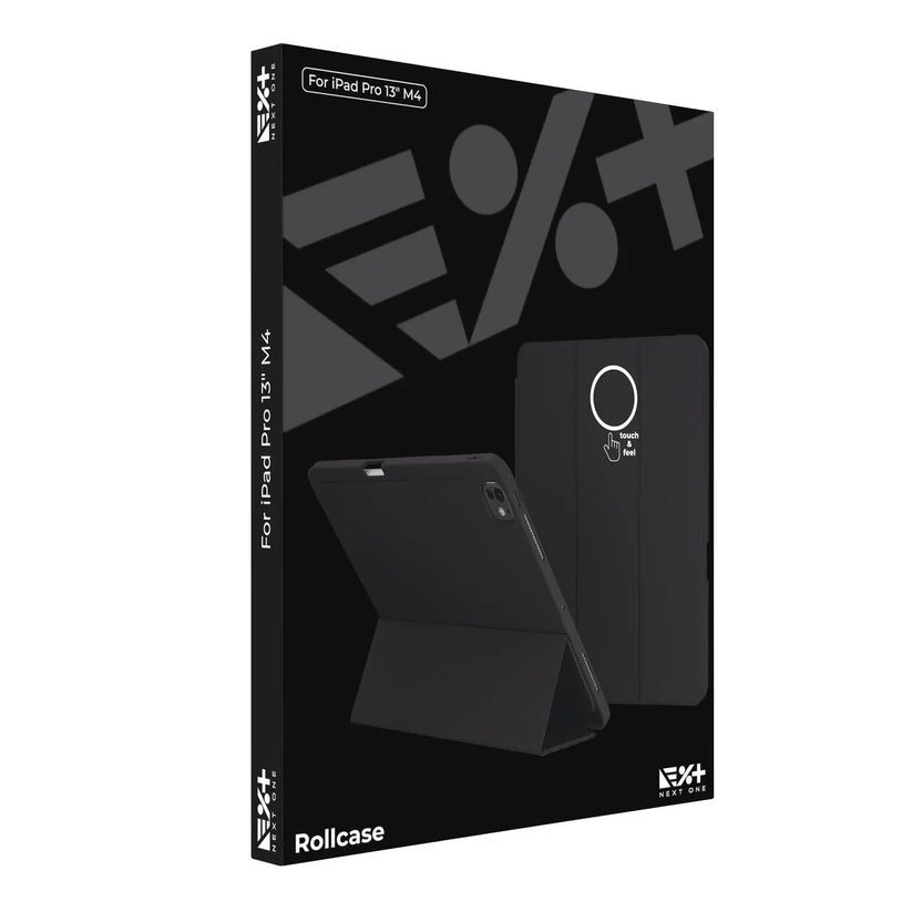 NEXT ONE RollCase for iPad Pro 13 M4 Black - iSTYLE RS