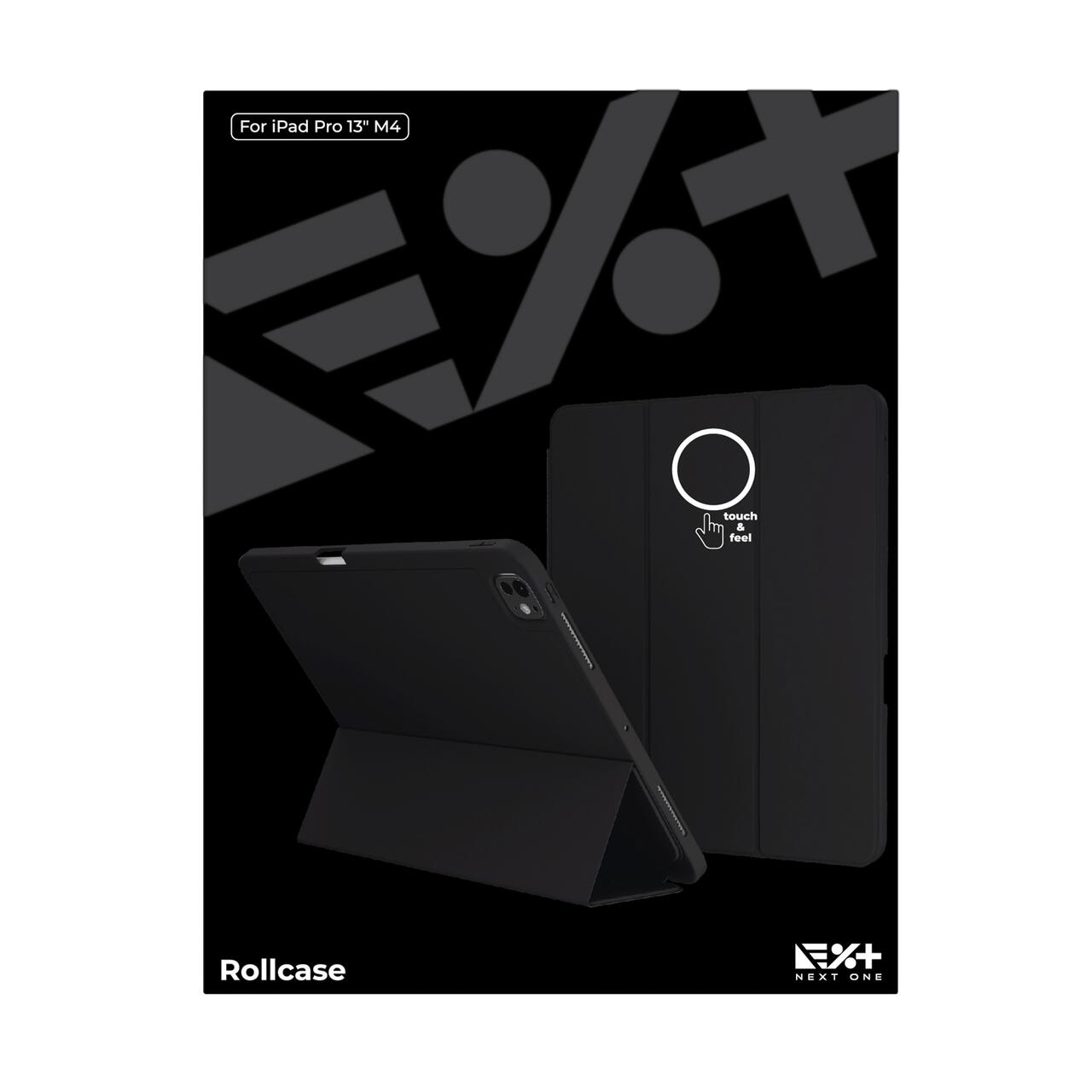 NEXT ONE RollCase for iPad Pro 13 M4 Black - iSTYLE RS