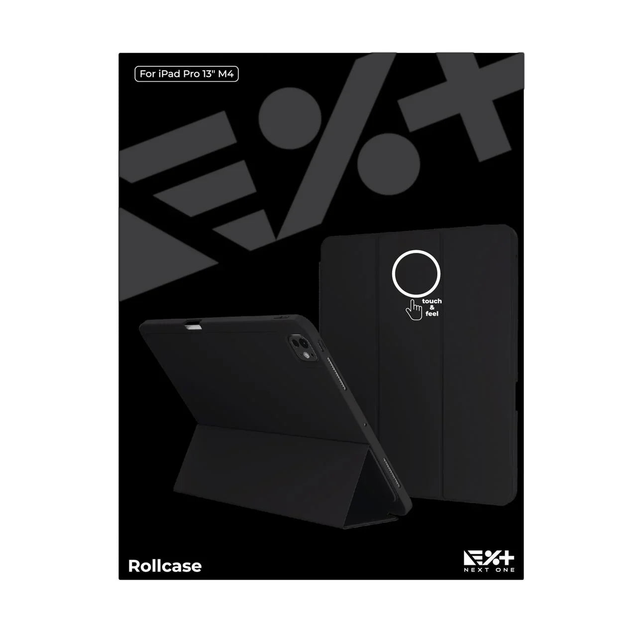 NEXT ONE RollCase for iPad Pro 13 M4 Black - iSTYLE RS
