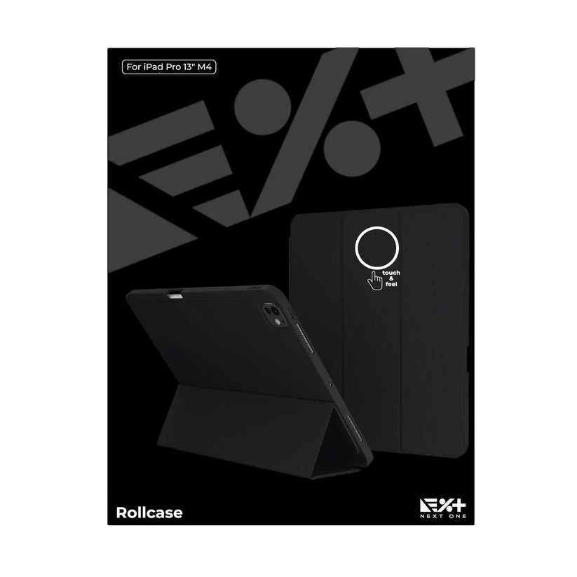 NEXT ONE RollCase for iPad Pro 13 M4 Black - iSTYLE RS
