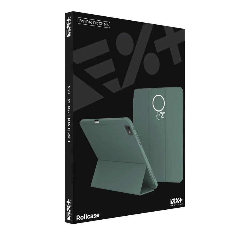 NEXT ONE RollCase for iPad Pro 13 M4 GREEN - iSTYLE RS
