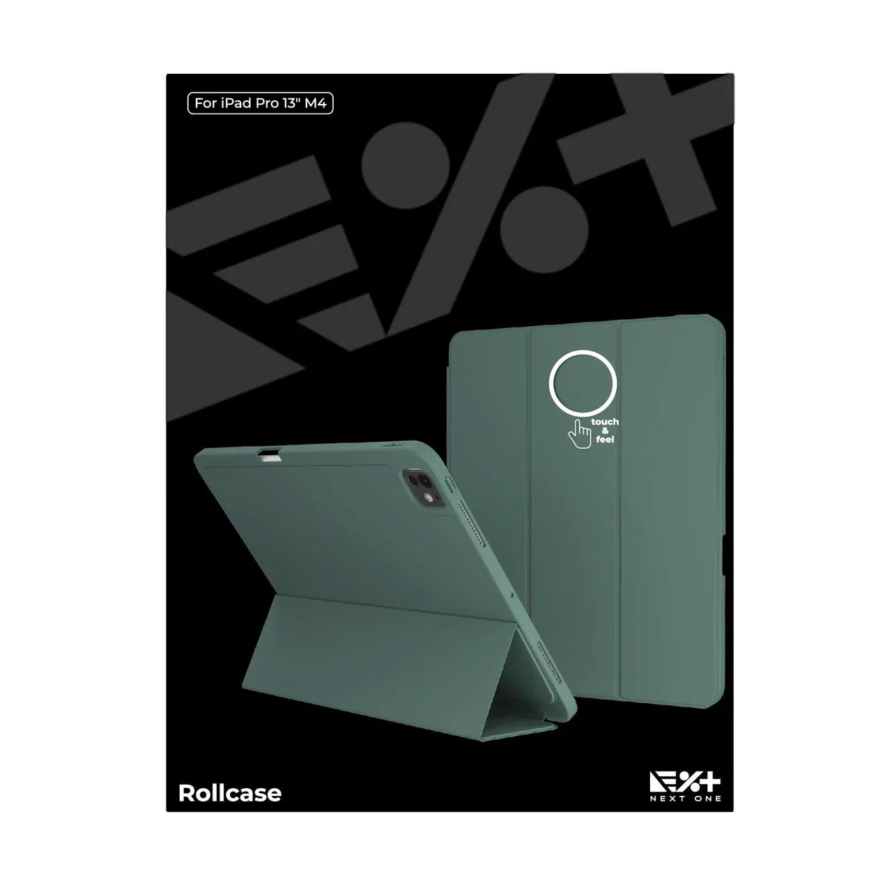 NEXT ONE RollCase for iPad Pro 13 M4 GREEN - iSTYLE RS