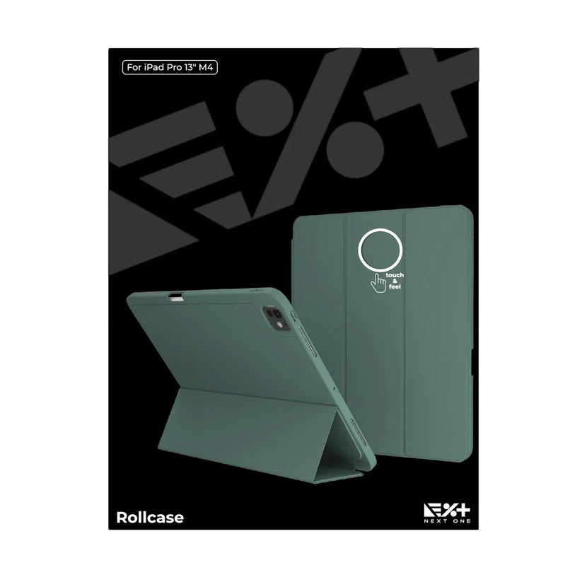 NEXT ONE RollCase for iPad Pro 13 M4 GREEN - iSTYLE RS