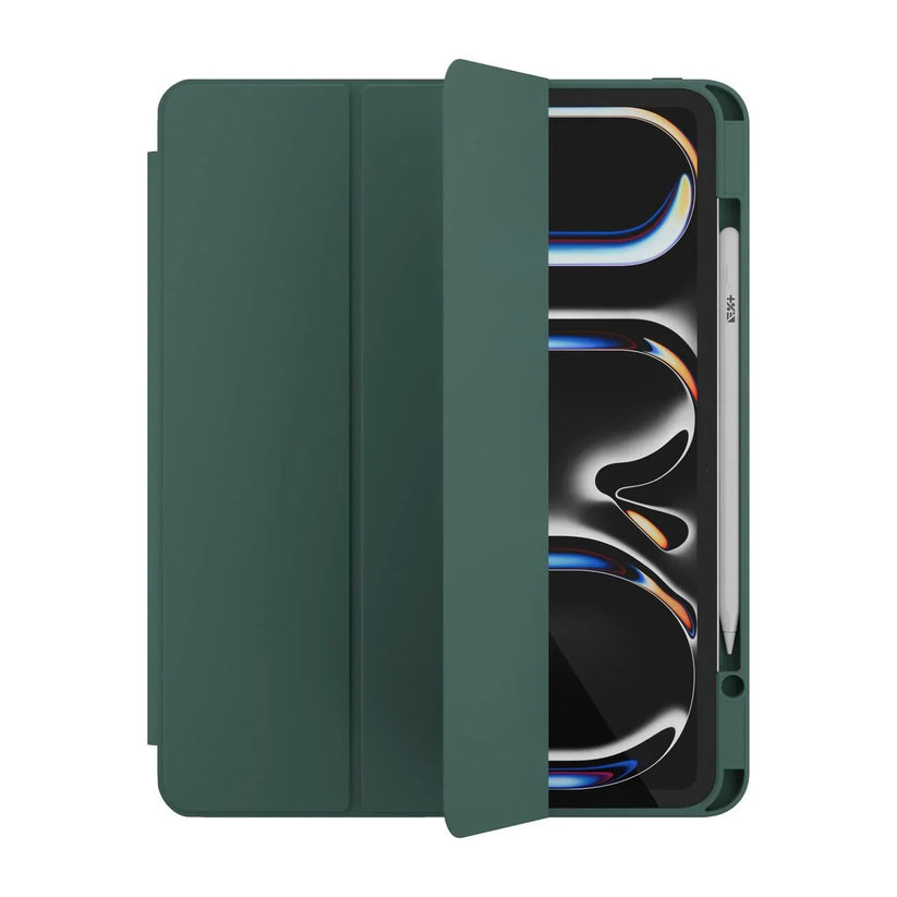 NEXT ONE RollCase for iPad Pro 13 M4 GREEN - iSTYLE RS