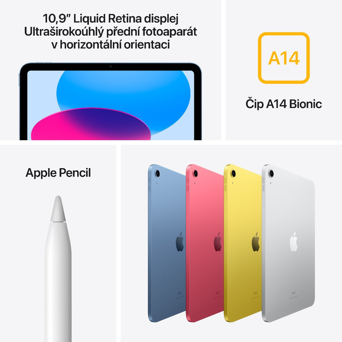 Apple 10,9-inčni iPad (10th) Wi-Fi 64GB - Silver - iSTYLE RS