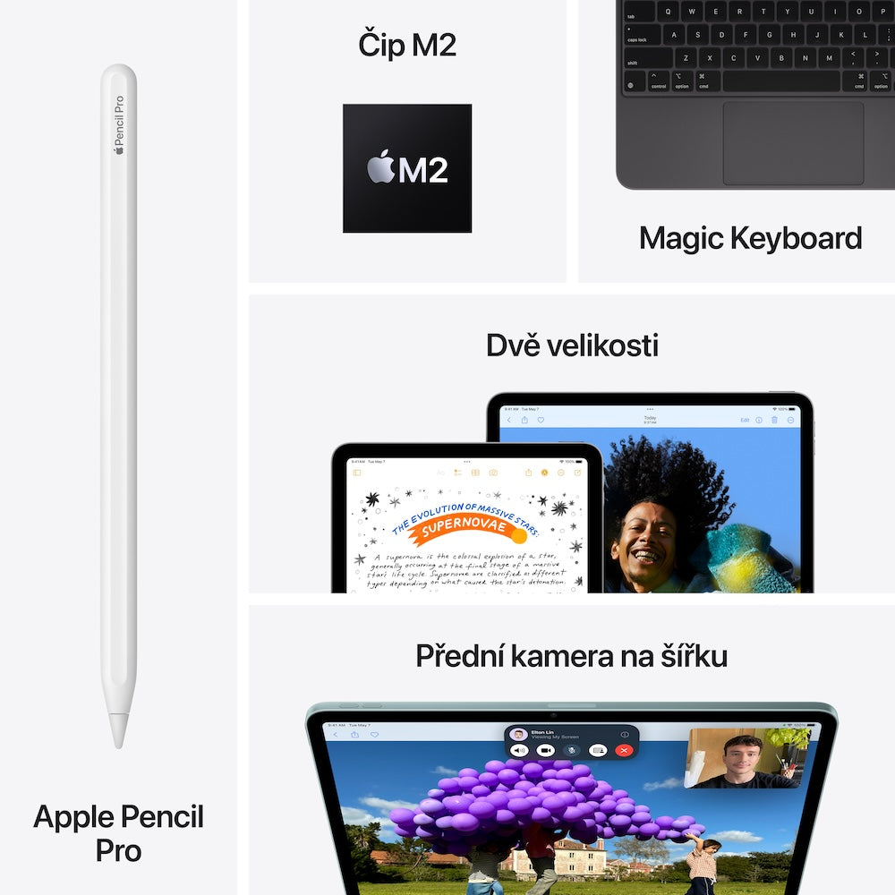 13-inčni iPad Air M2 Wi-Fi + Cellular 128GB - Purple - iSTYLE RS