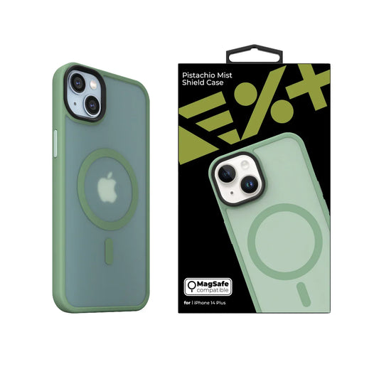 NEXT ONE PISTACHIO MIST SHIELD CASE FOR IPHONE 14 PLUS | MAGSAFE COMPATIBLE - iSTYLE RS