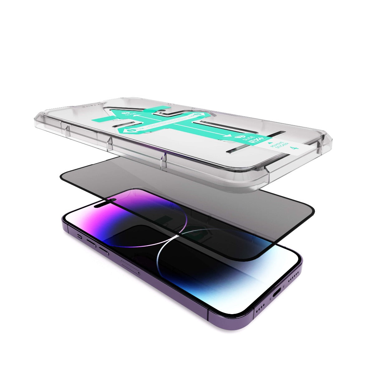 Next One All-Rounder Privacy Glass Screen Protector za iPhone 14 Pro - iSTYLE RS