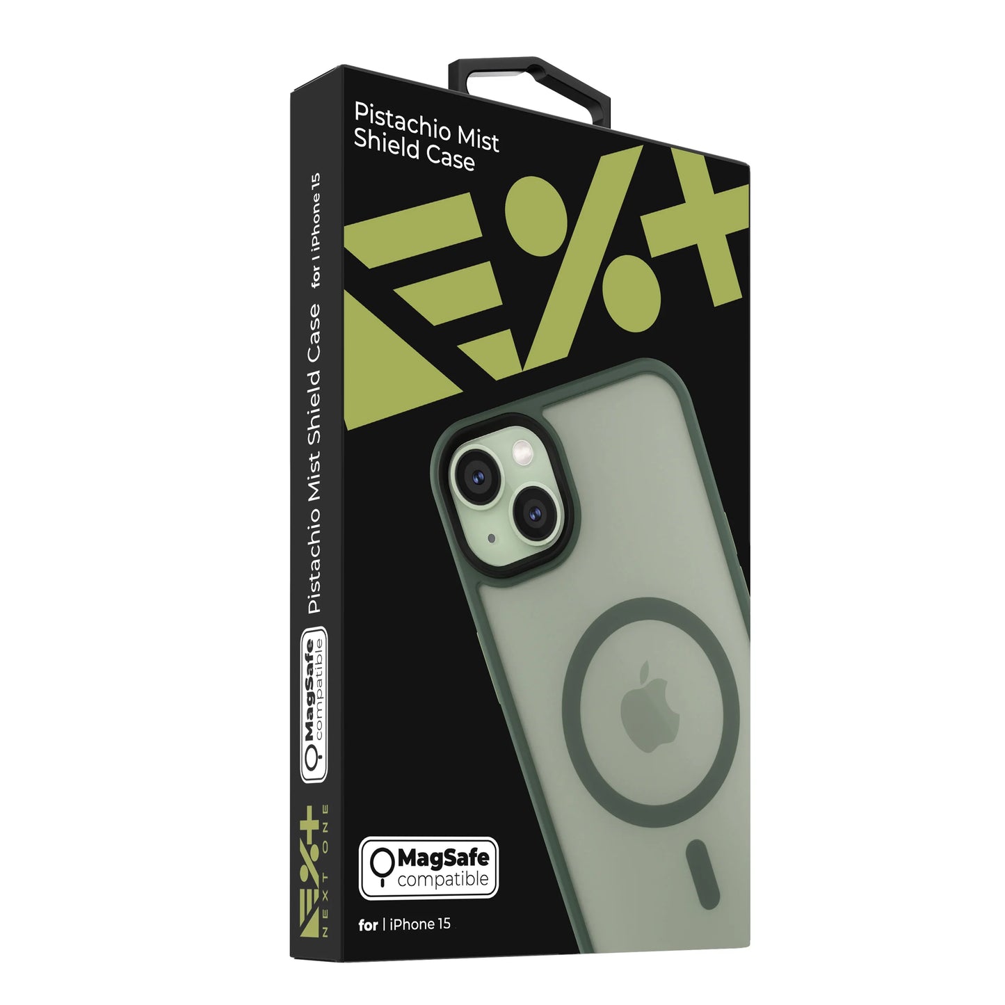 NEXT ONE mist shield case MagSafe compatible for iPhone 15 | Pistachio - iSTYLE RS