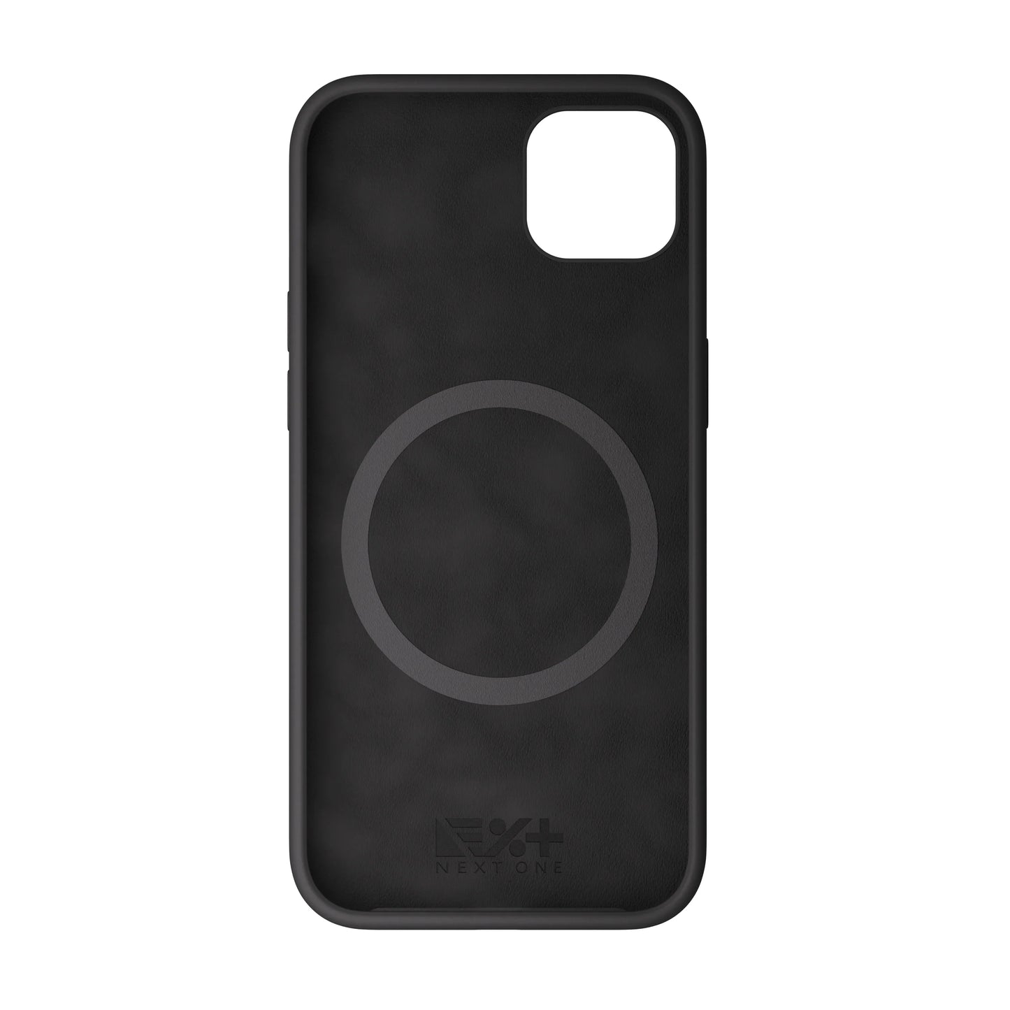 NEXT ONE silicone case MagSafe compatible for iPhone 15 Plus | Black - iSTYLE RS