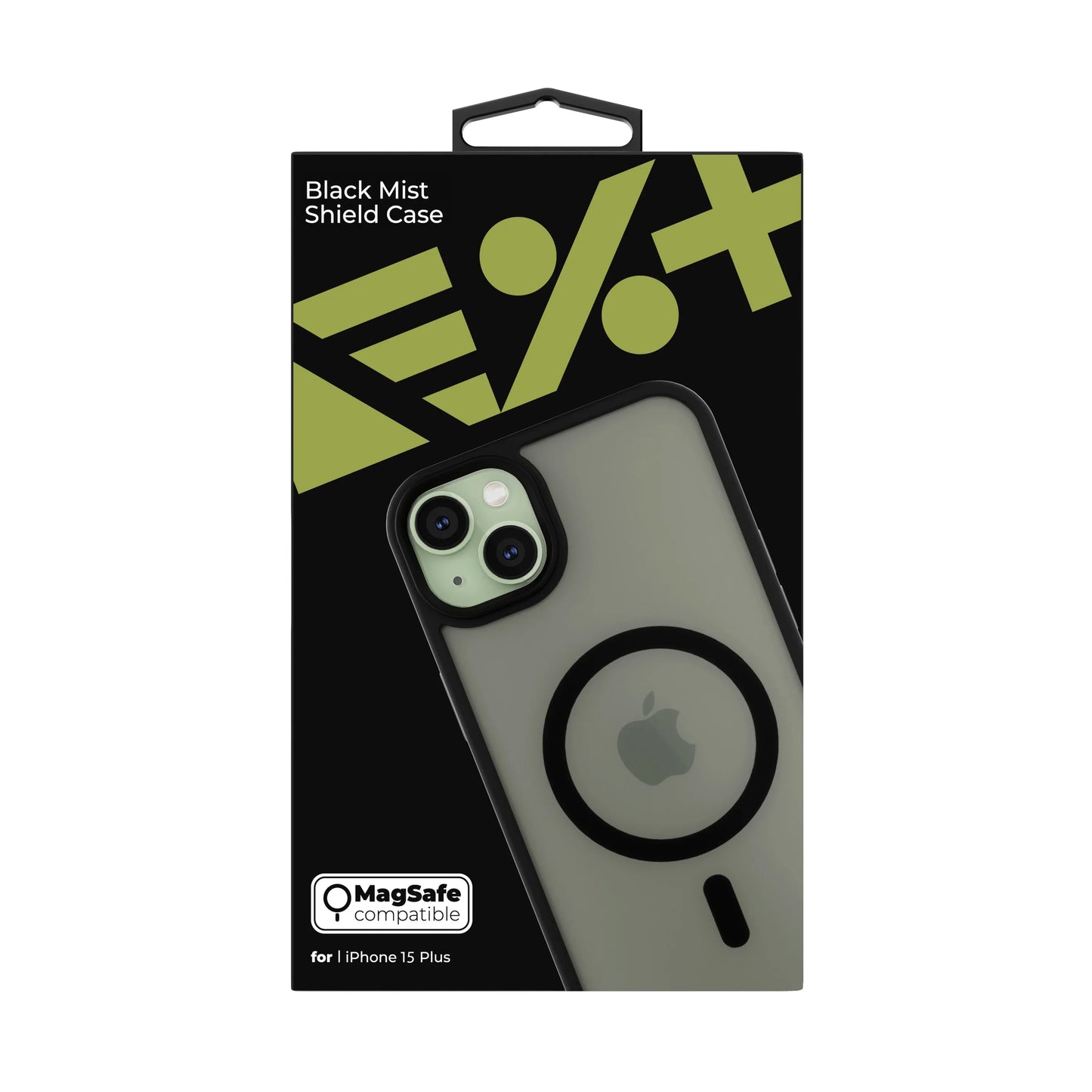 NEXT ONE mist shield case MagSafe compatible for iPhone 15 Plus | Black - iSTYLE RS