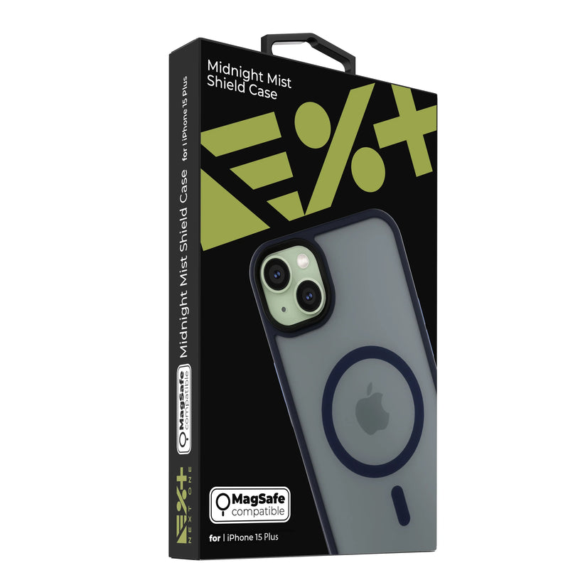 NEXT ONE mist shield case MagSafe compatible for iPhone 15 Plus | Midnight - iSTYLE RS