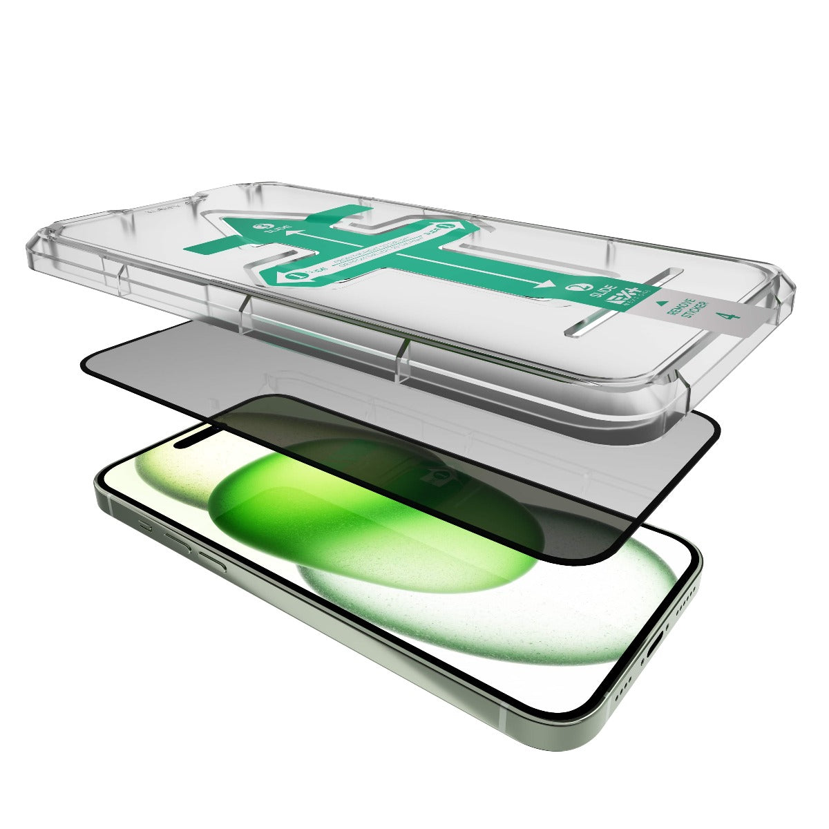 Next One All-Rounder Privacy Glass za iPhone 15 Plus - iSTYLE RS