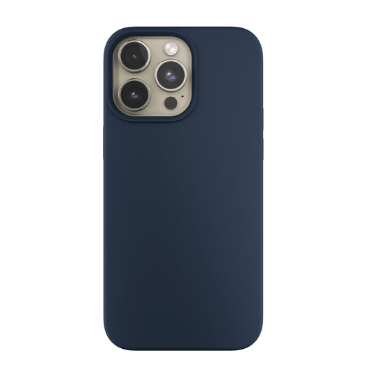 NEXT ONE silicone case MagSafe compatible for iPhone 15 Pro | Royal Blue - iSTYLE RS