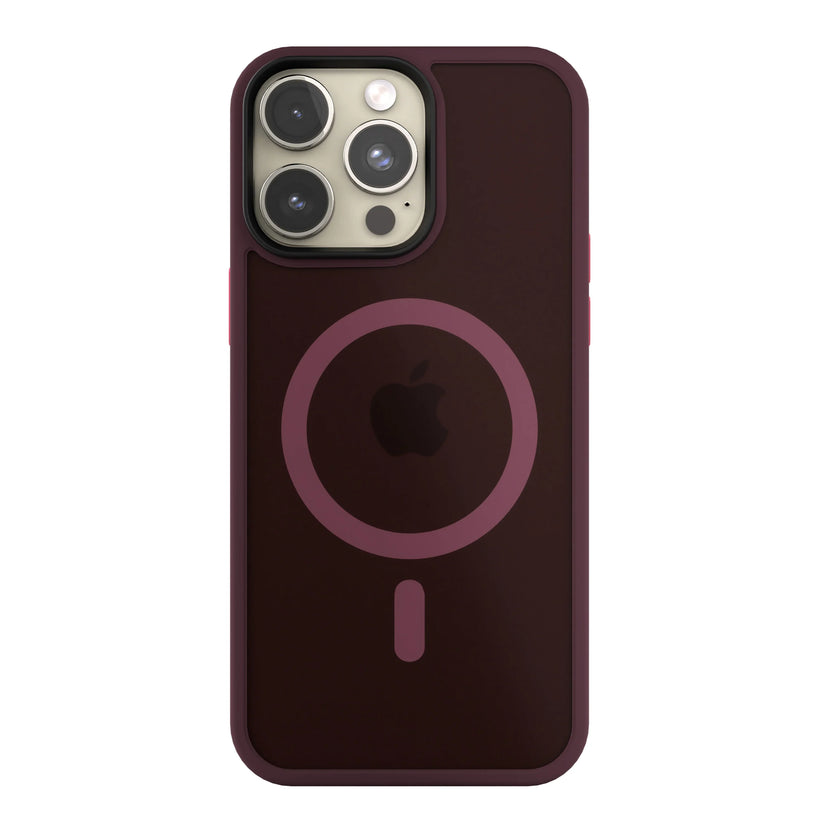 NEXT ONE mist shield case MagSafe compatible for iPhone 15 Pro | Claret - iSTYLE RS