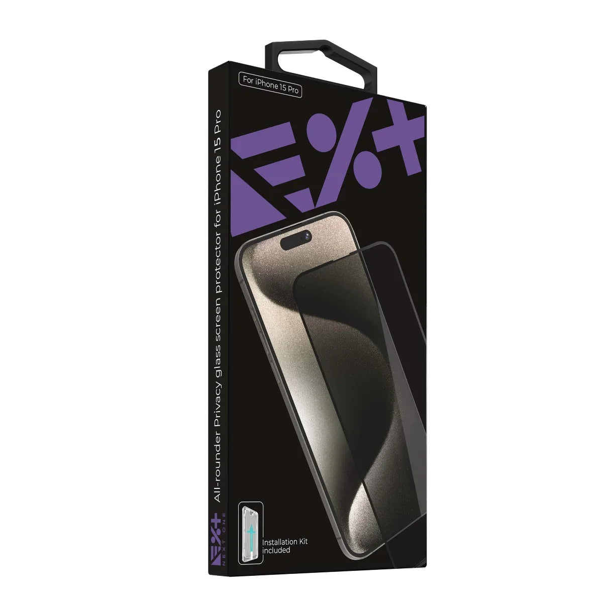 Next One All-Rounder Privacy Glass za iPhone 15 Pro - iSTYLE RS