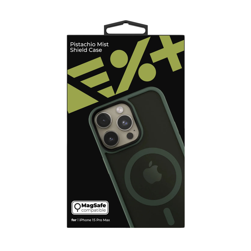 Next One Mist Shield Case for iPhone 15 Pro Max MagSafe Compatible - Pistachio - iSTYLE RS